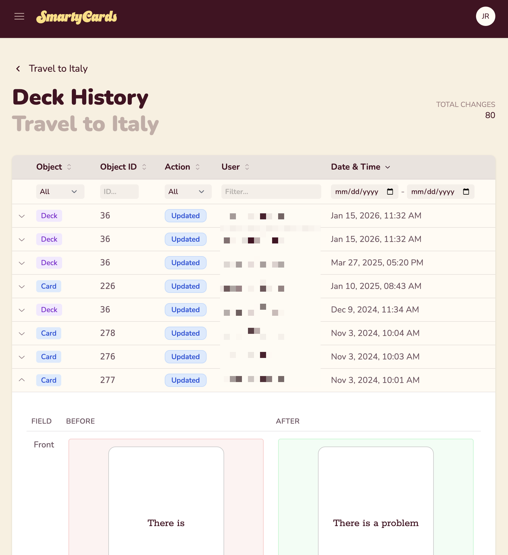 Deck History